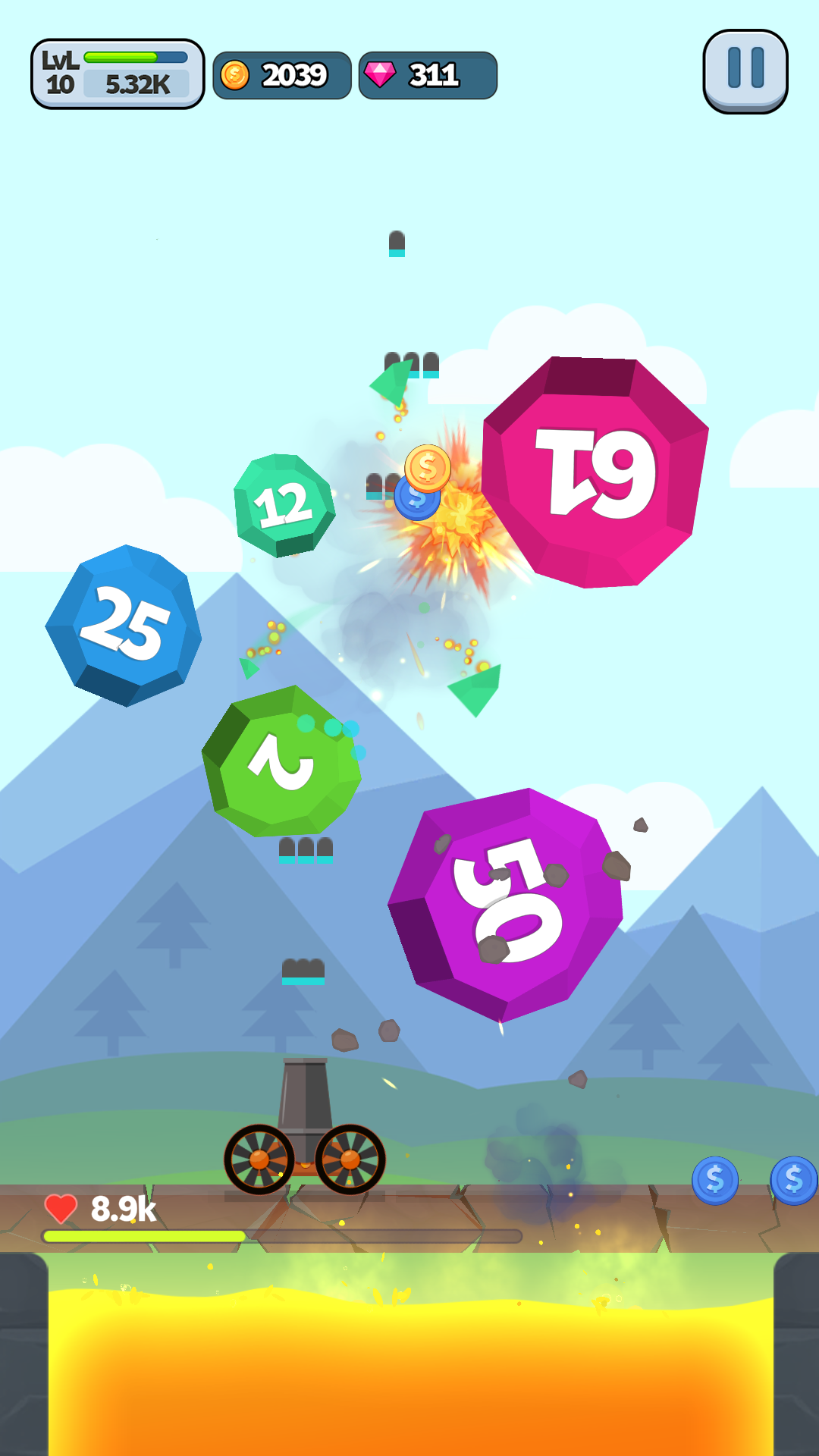 Ball Blast Cannon blitz mania Game Screenshot