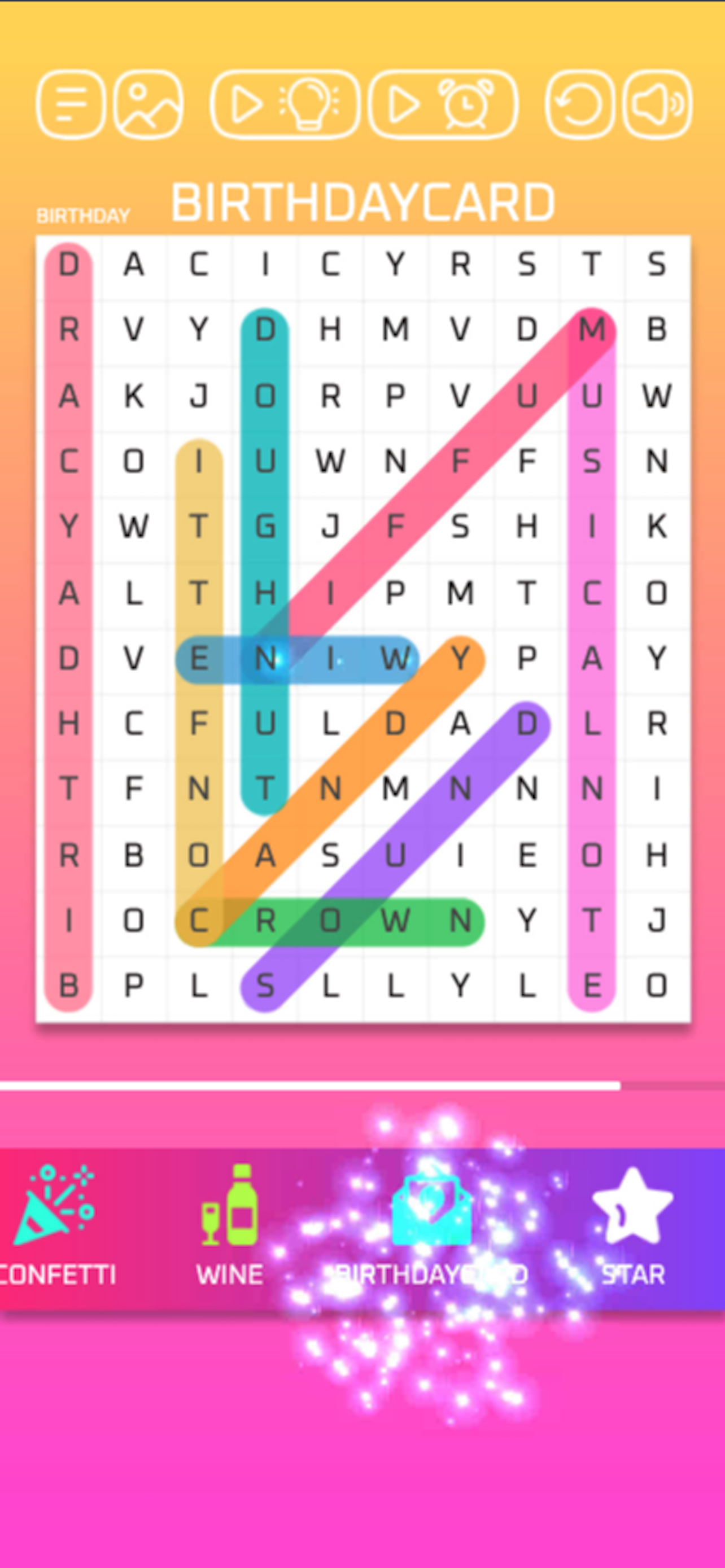 Word Search Puzzle: Find Words ゲームのスクリーンショット