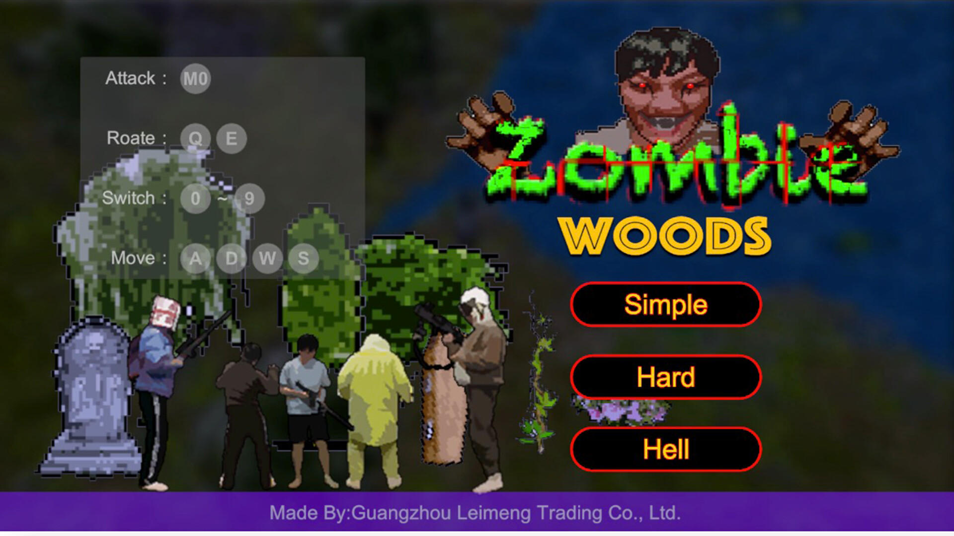 Screenshot 1 of Zombie Woods 