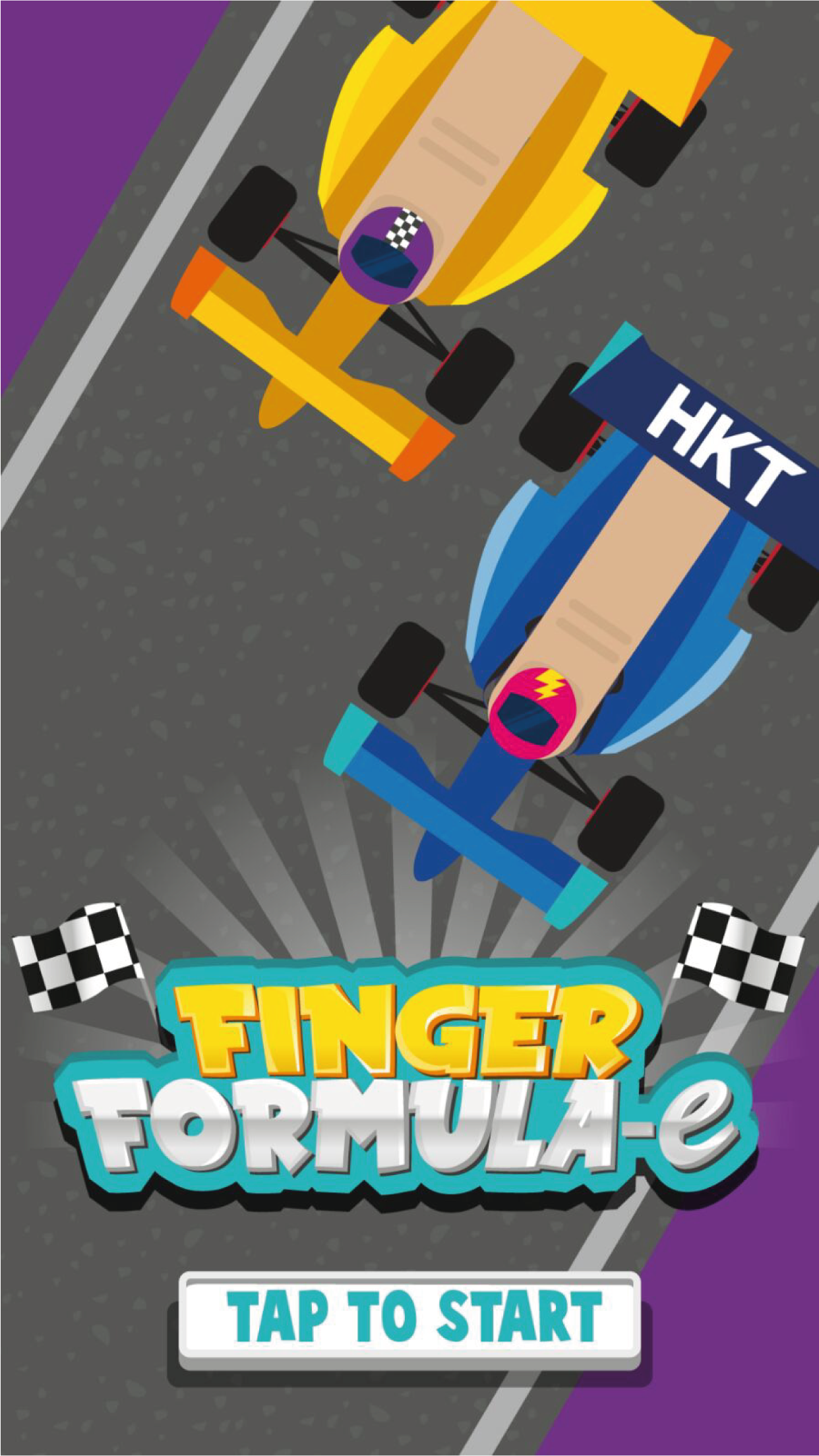 Finger Formula E Game Screenshot