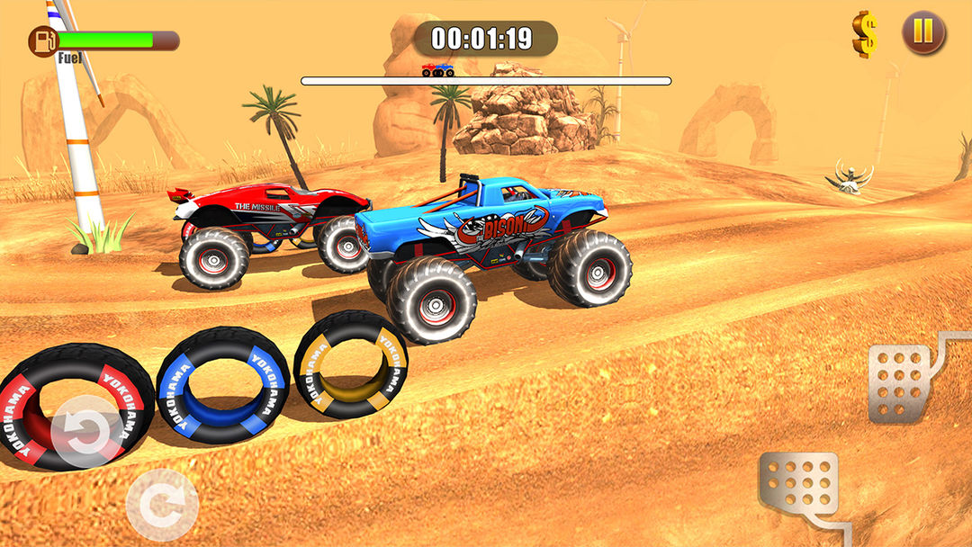 OffRoad Monster Racing 게임 스크린 샷