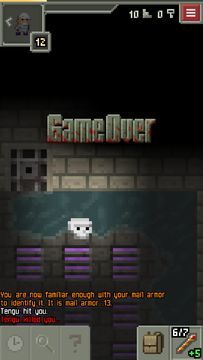 Cuplikan Layar Game Pixel Dungeon
