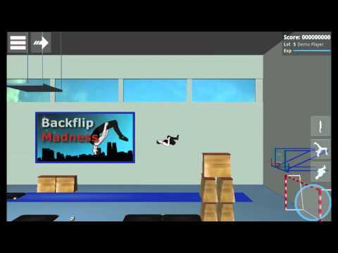 Screenshot of the video of Backflip Madness