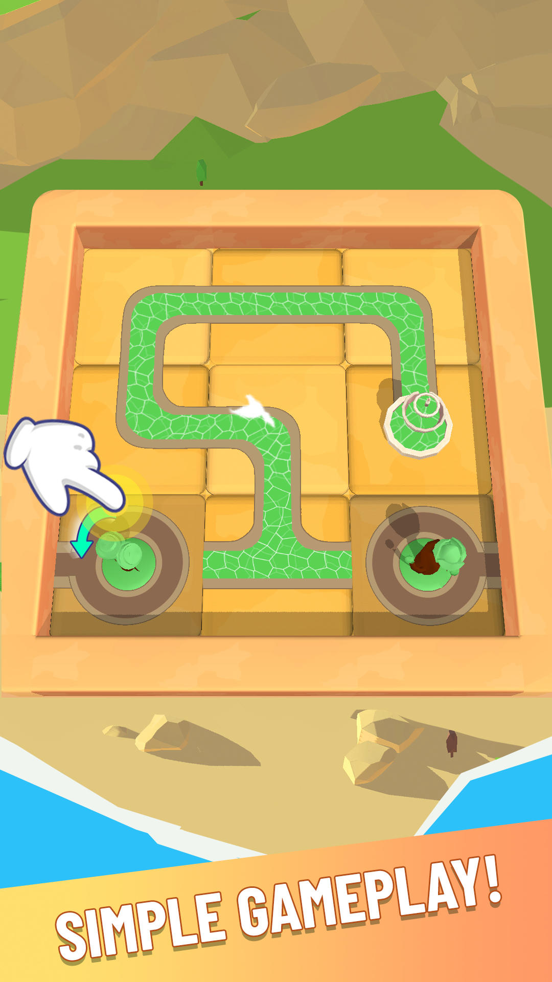 Water Connect Flow Game Screenshot