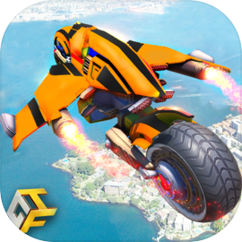 Real Flying Robot Bike Simulator