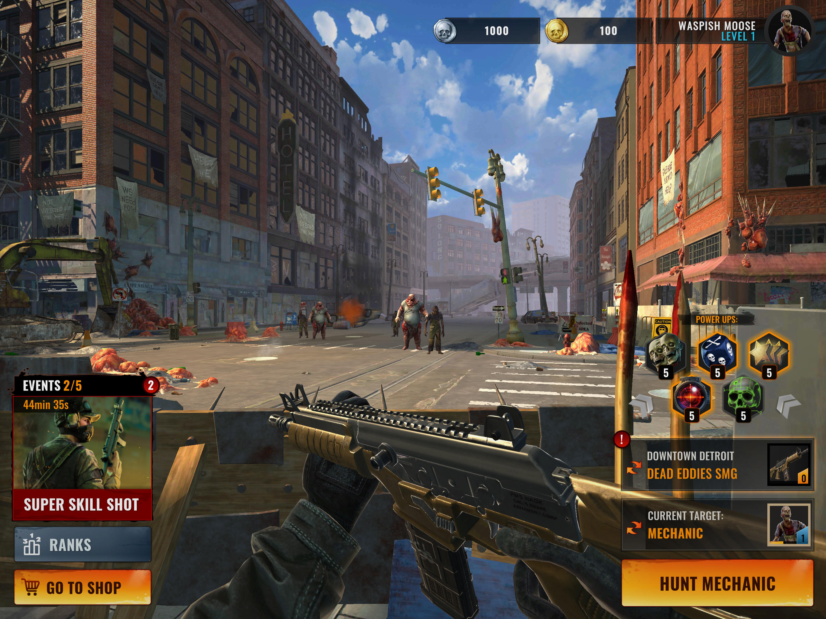 Undead Clash: Zombie Games 3D ゲームのスクリーンショット