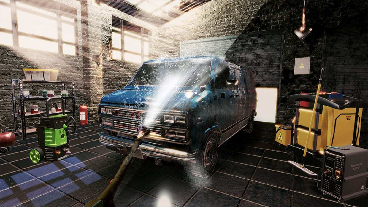 Wash Simulator - Clean Garage,House,Cars Business Tycoons Game Screenshot