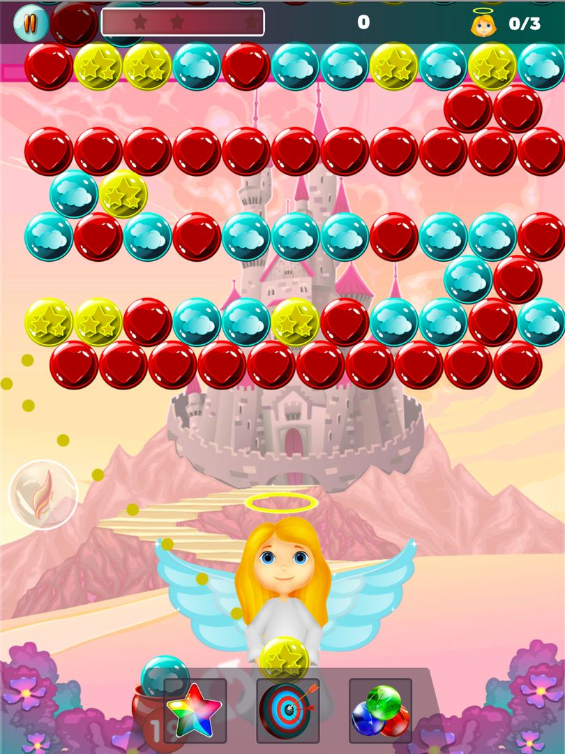 Screenshot of Bubble Shooter Angel