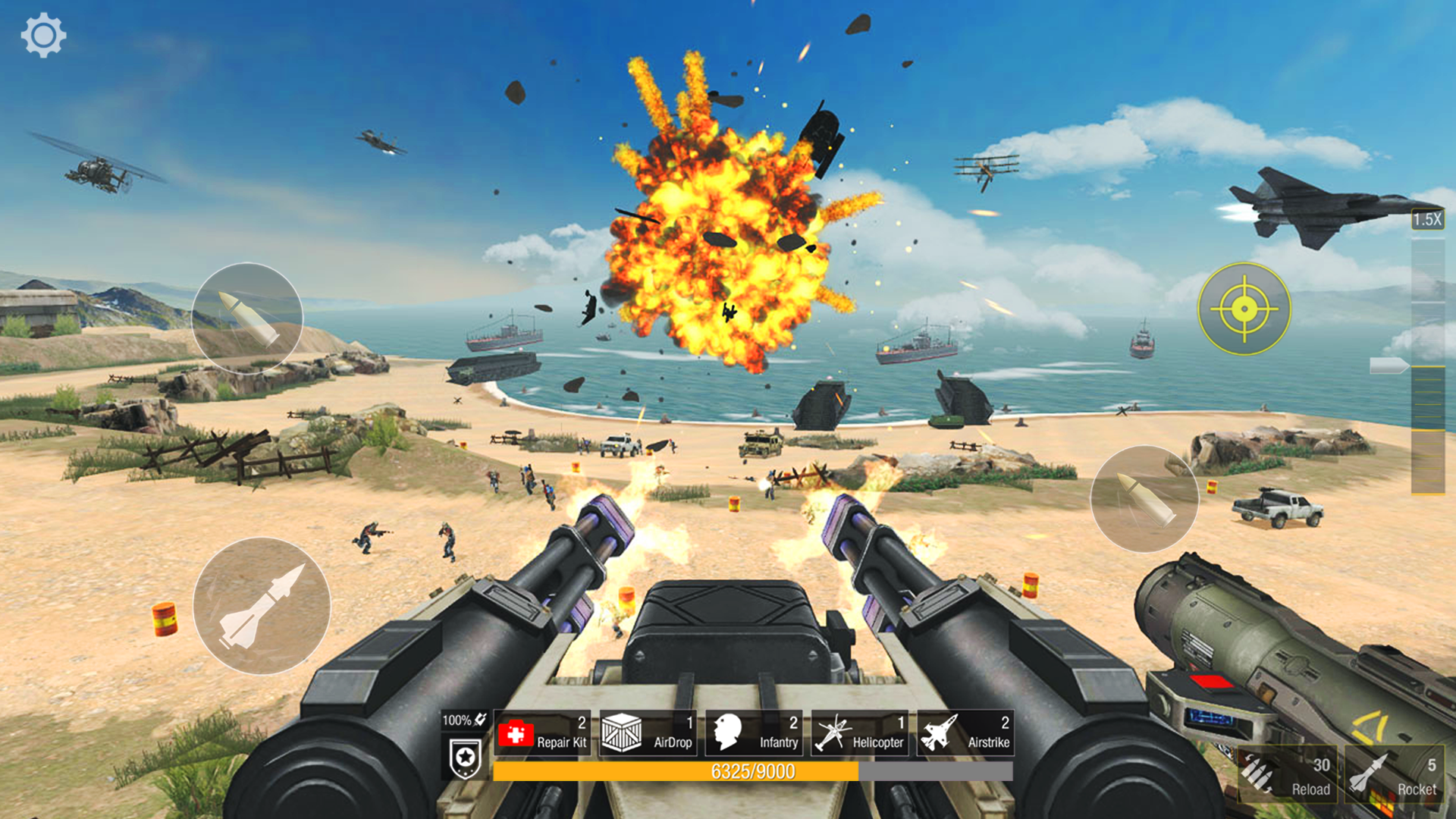 World War: Fight For Freedom ภาพหน้าจอเกม