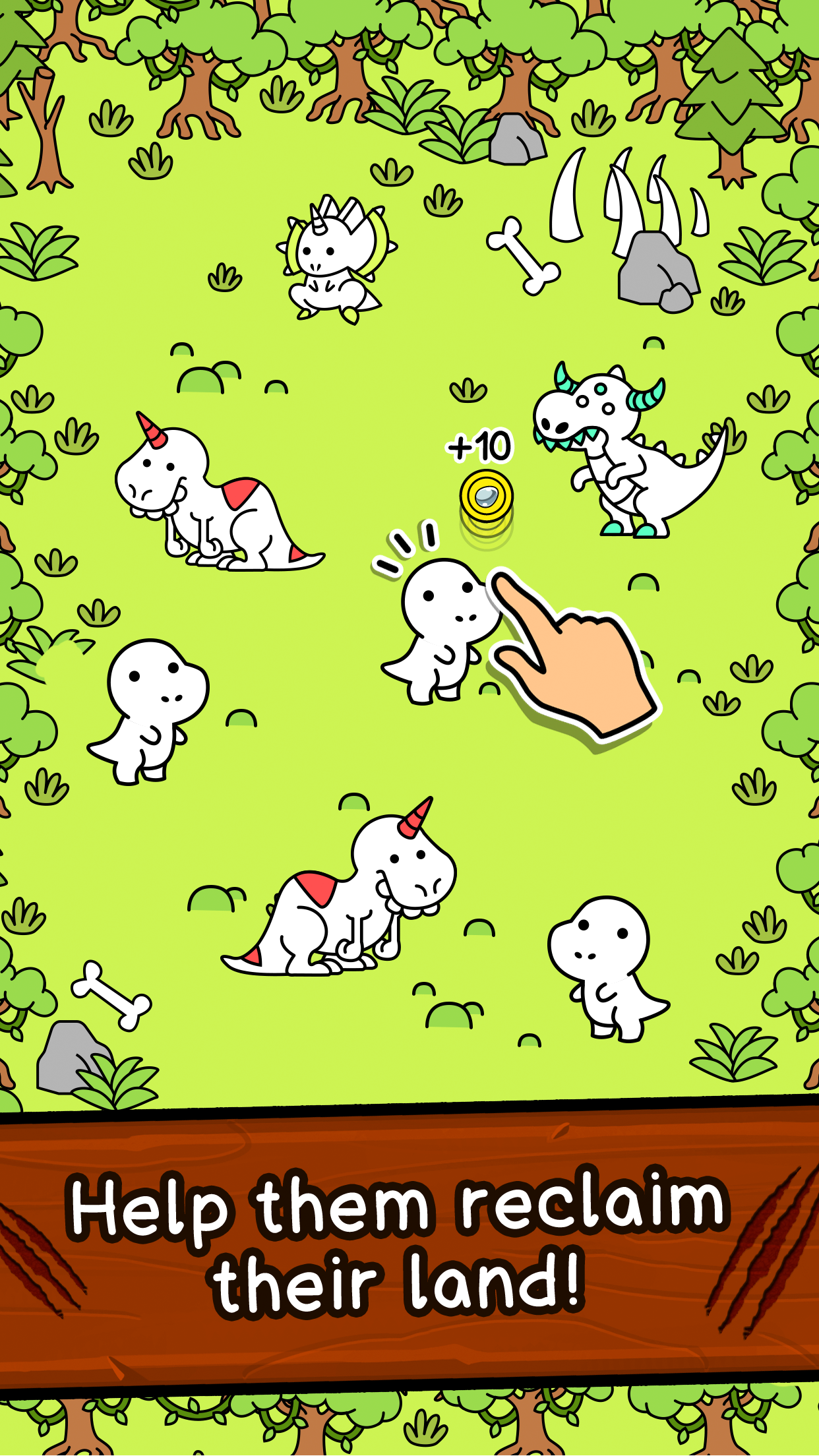 Dino Evolution: Dinosaur Game 게임 스크린샷