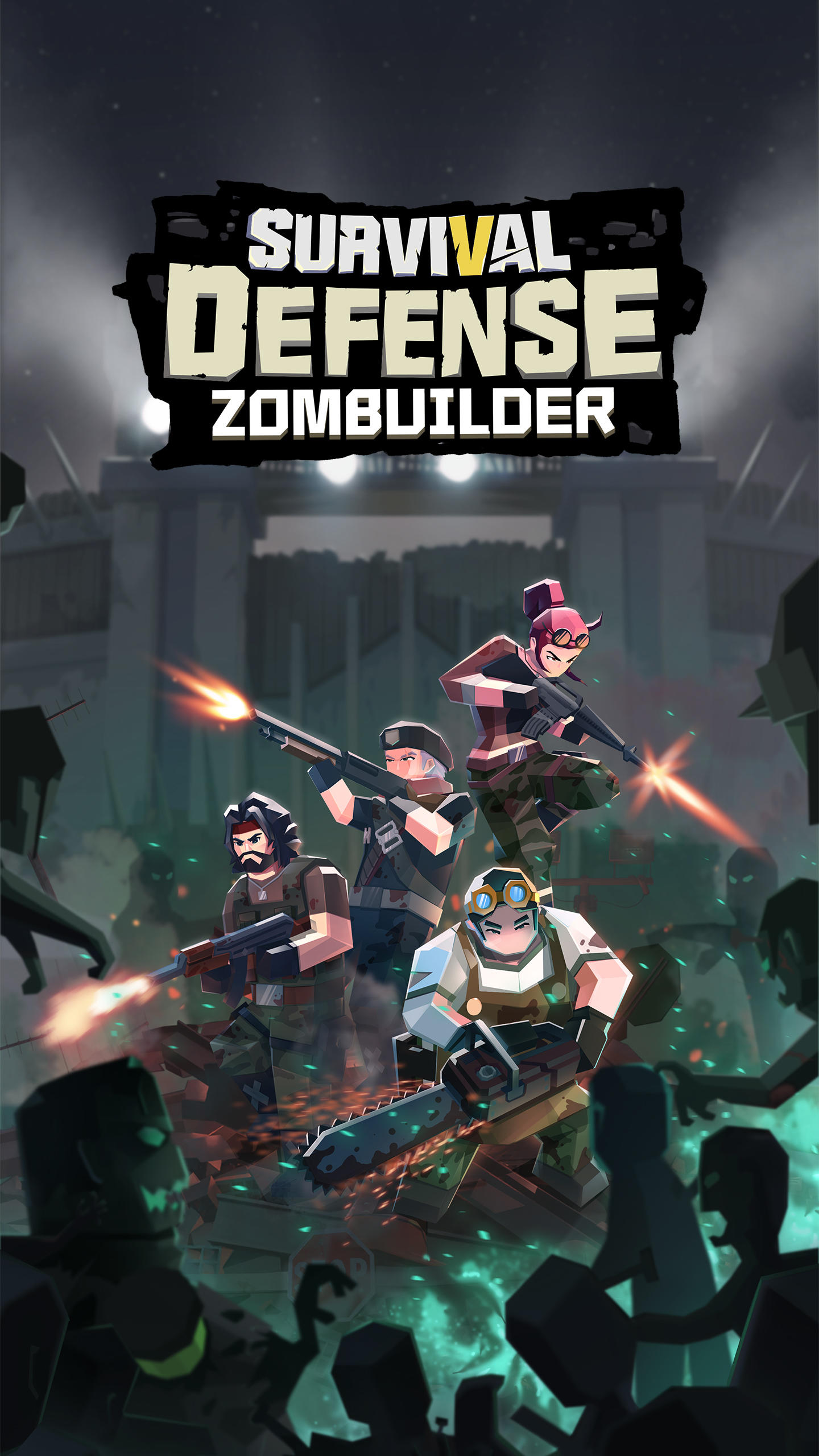 Zombuilder: Survival Defense 게임 스크린 샷