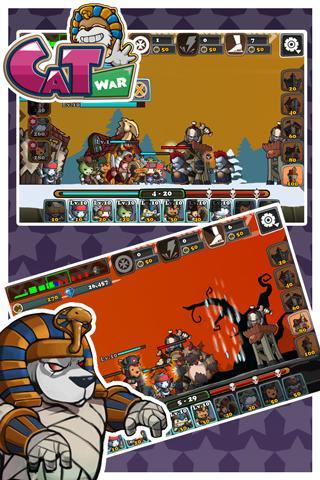 Cat War screenshot game