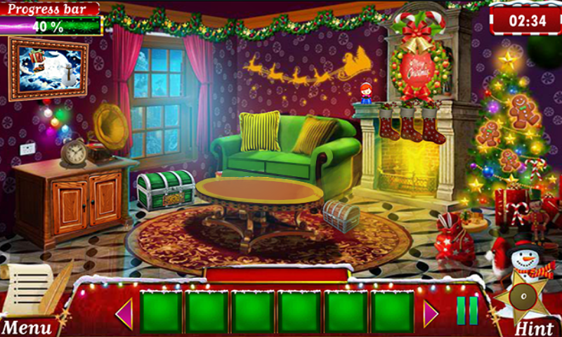 Santa Homecoming Escape Game Screenshot