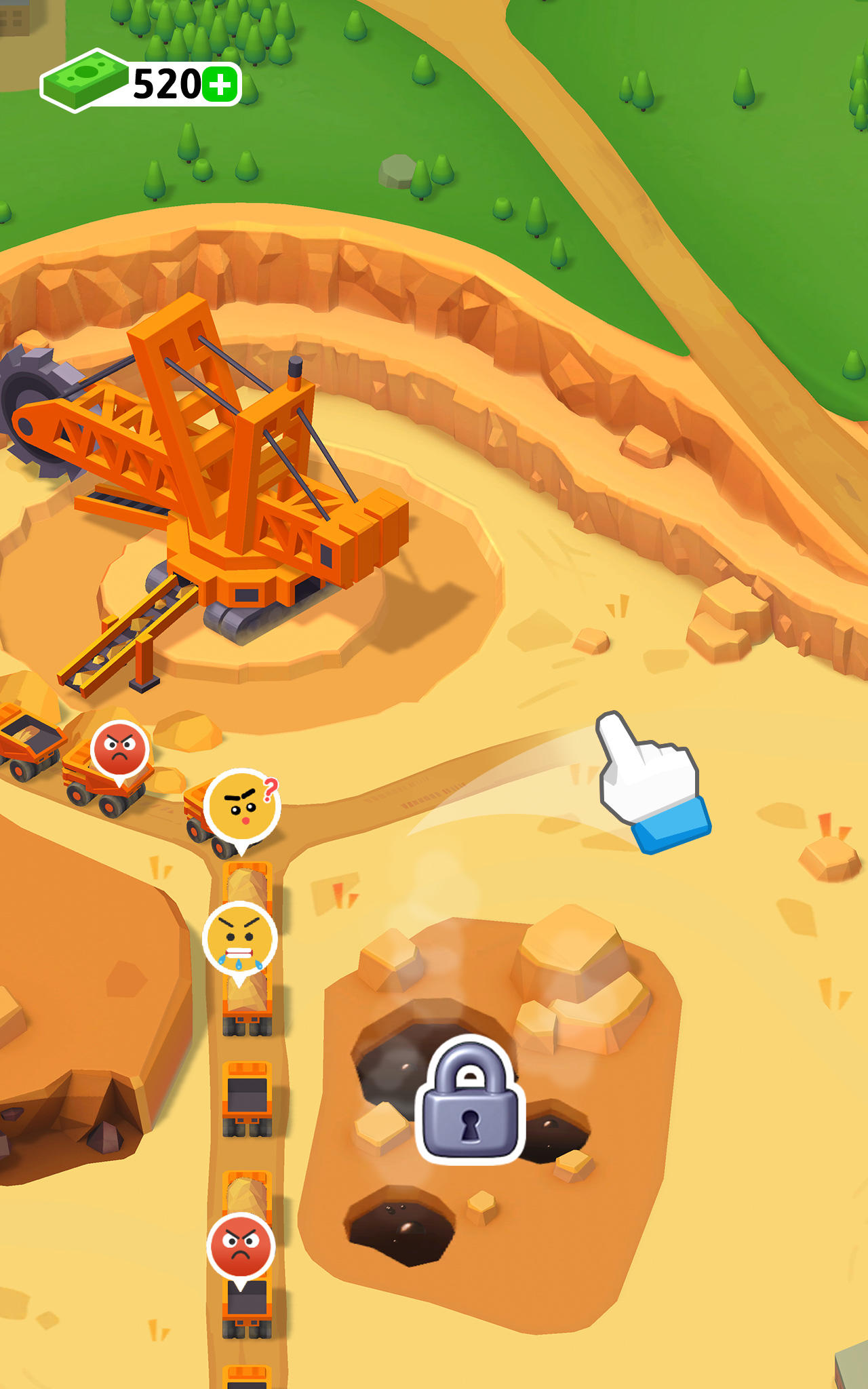 Idle Mine Empire: Gold Tycoon Game Screenshot