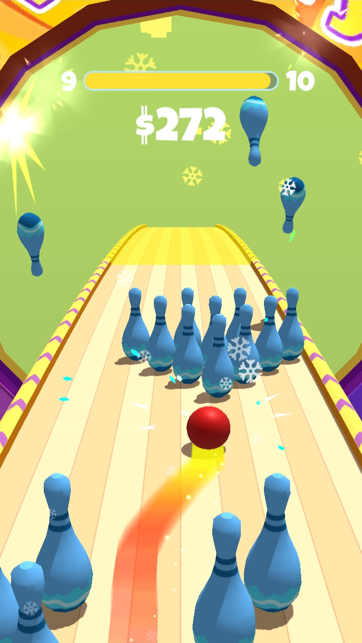 Screenshot of Bowling: Rolling 3D Ball!