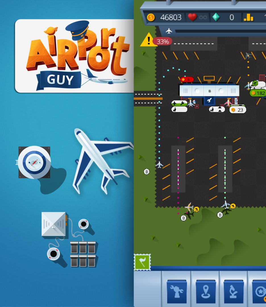 Airport Guy Airport Manager ภาพหน้าจอเกม