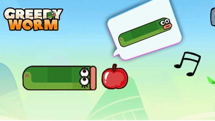 Cuplikan Layar Game Greedy Worm - Puzzle