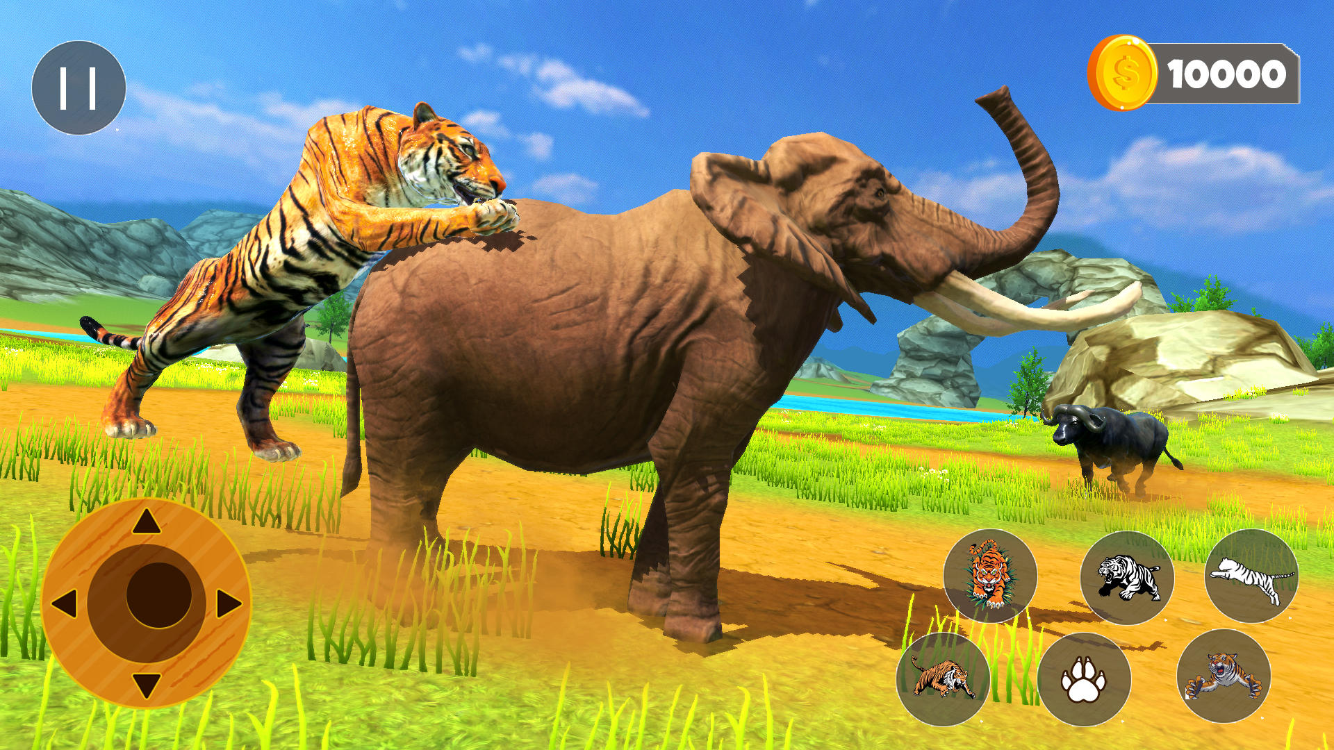 Tiger Family: Wild Tiger Games Game Screenshot