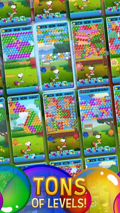 Bubble Shooter - Snoopy POP! Game Screenshot