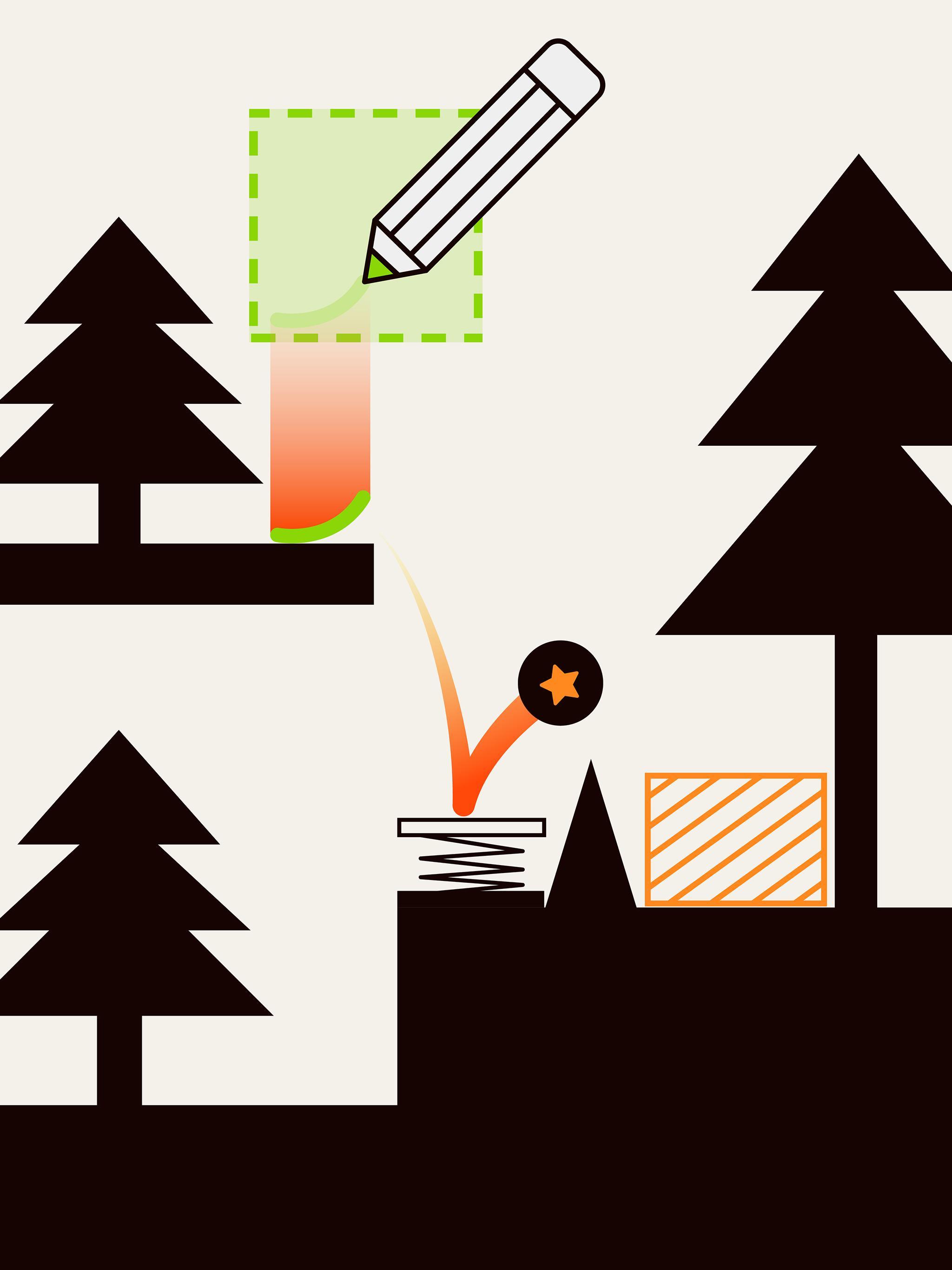 Draw Here: Logic Puzzles Game Screenshot