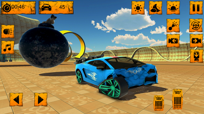 Mega Car Crash Stunt Master Game Screenshot