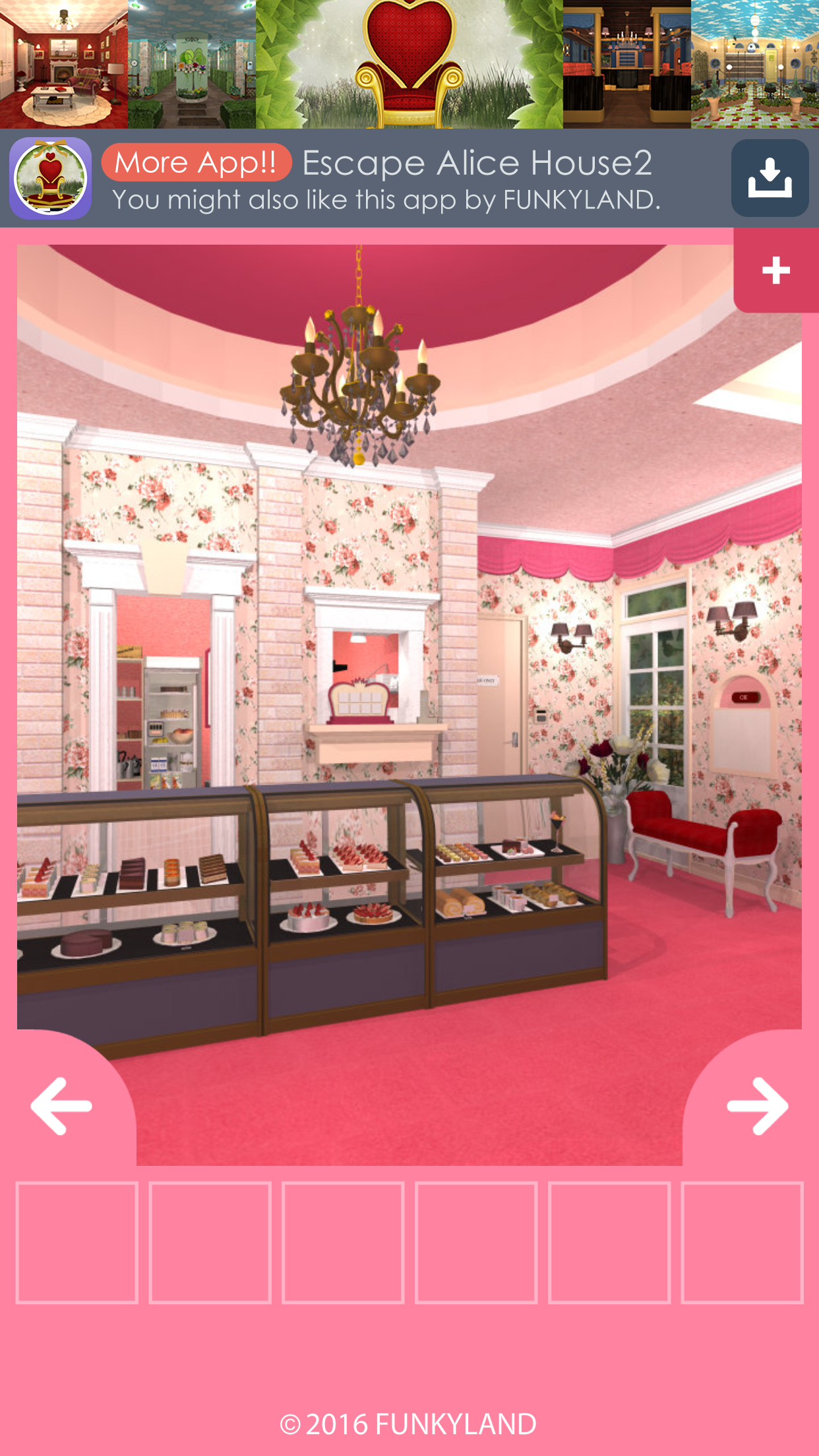 Escape the Cake Café Game Screenshot