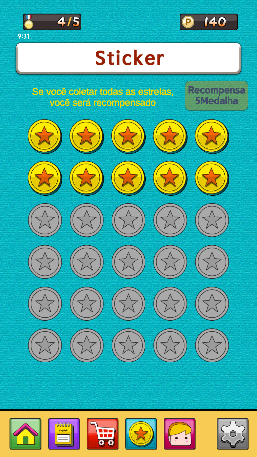 Captura de Tela do Jogo EnglishRun - Jogo de palavras 