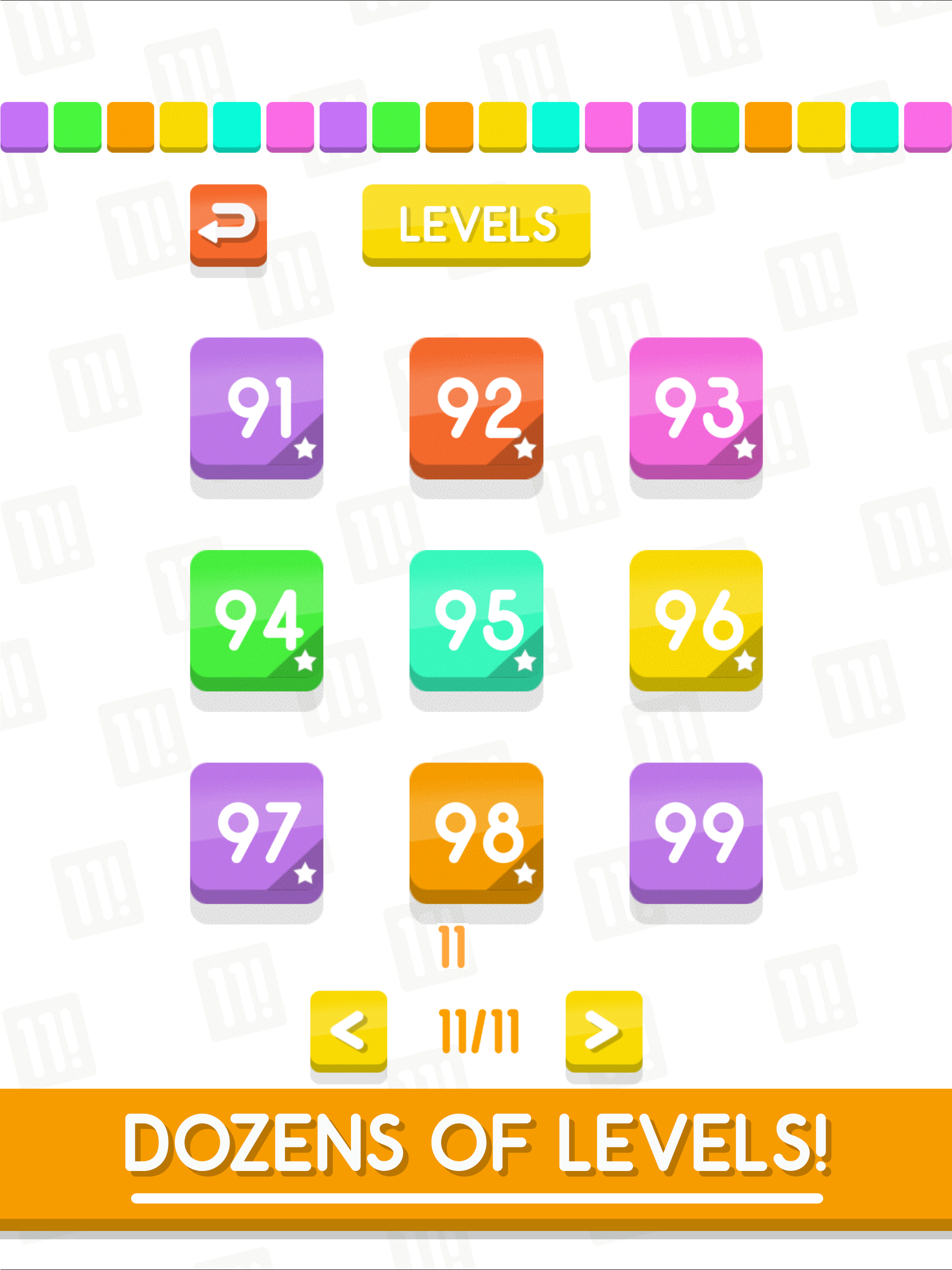 Screenshot of Make 11!