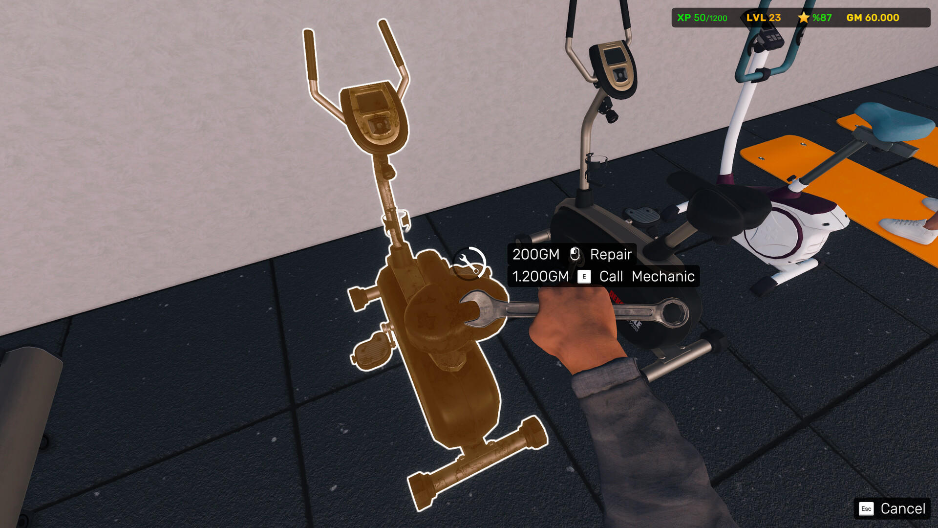 Screenshot of Gym Simulator 24