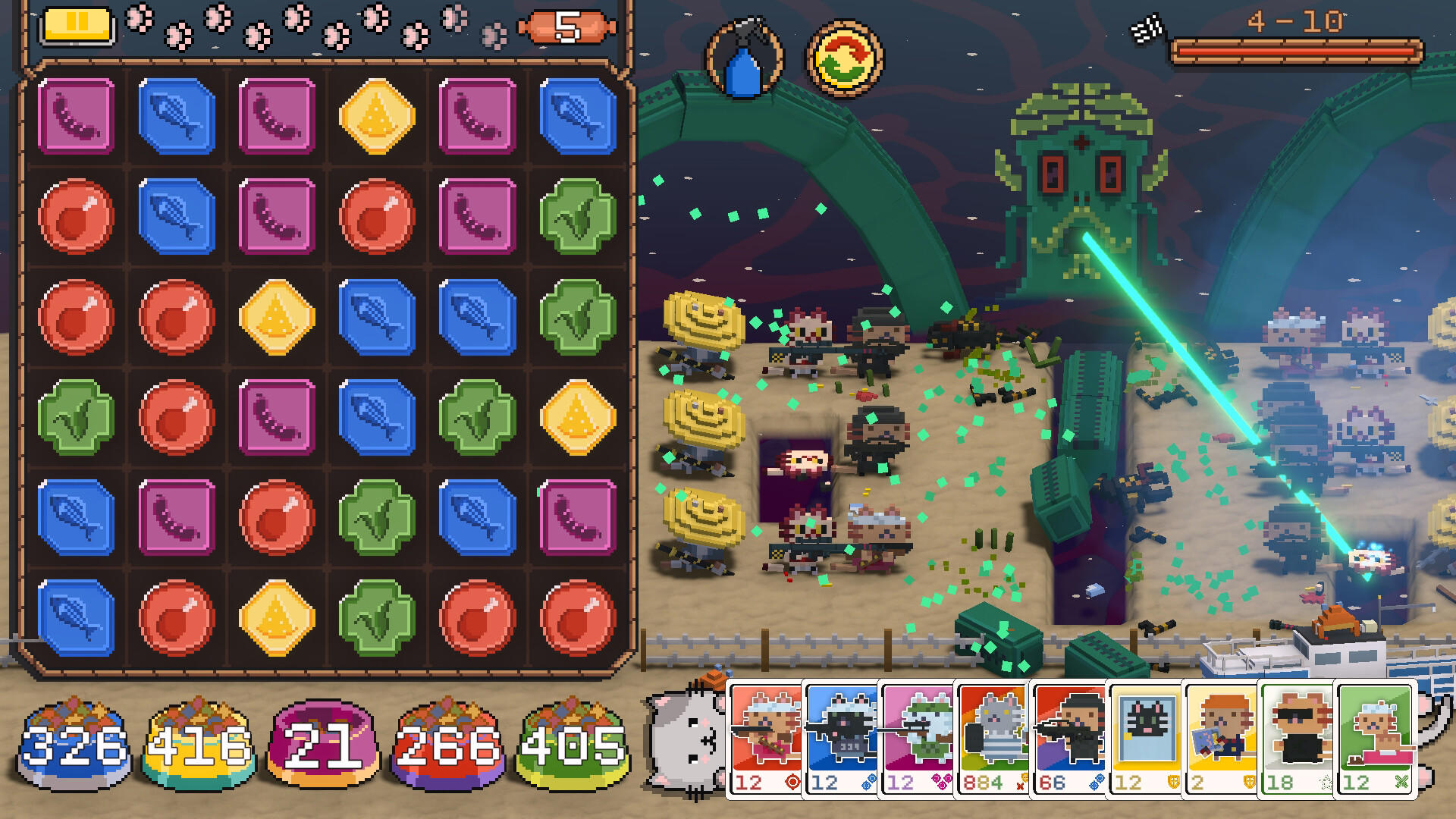Cats on Duty Game Screenshot