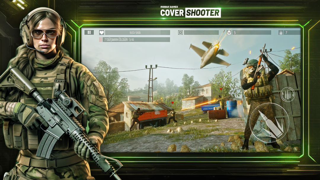 Cover Shooter: Gun Shooting ภาพหน้าจอเกม