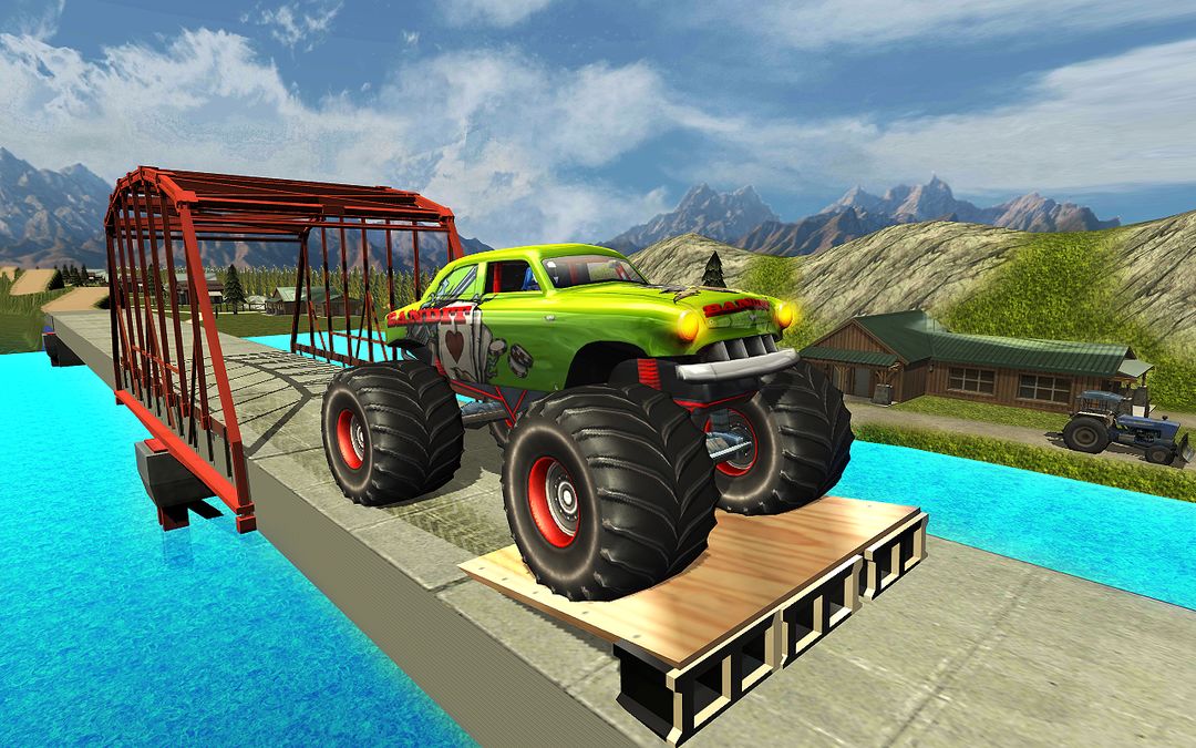Screenshot of Monster Truck Hill Racing