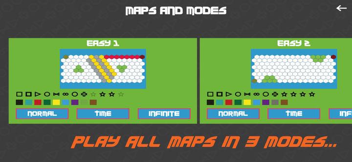 Shapes TD Game Screenshot