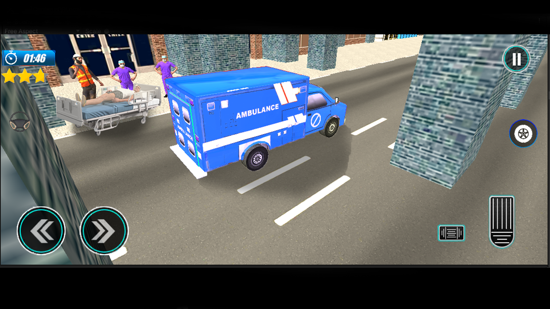 Ambulance Drivers Emergency Game Screenshot