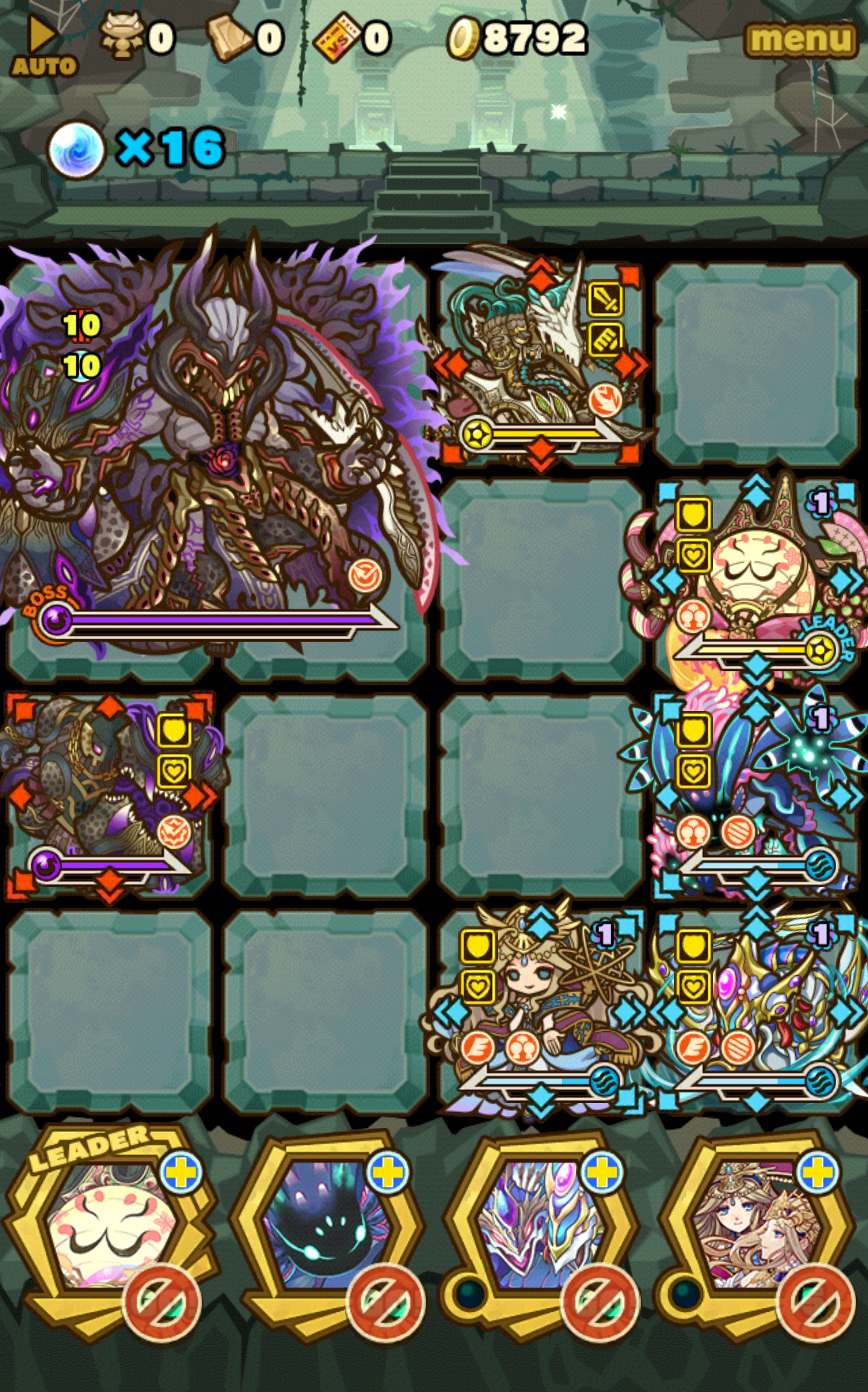 Скриншот игры サモンズボード