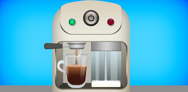 Banner of coffee machine maker game 2 2.0