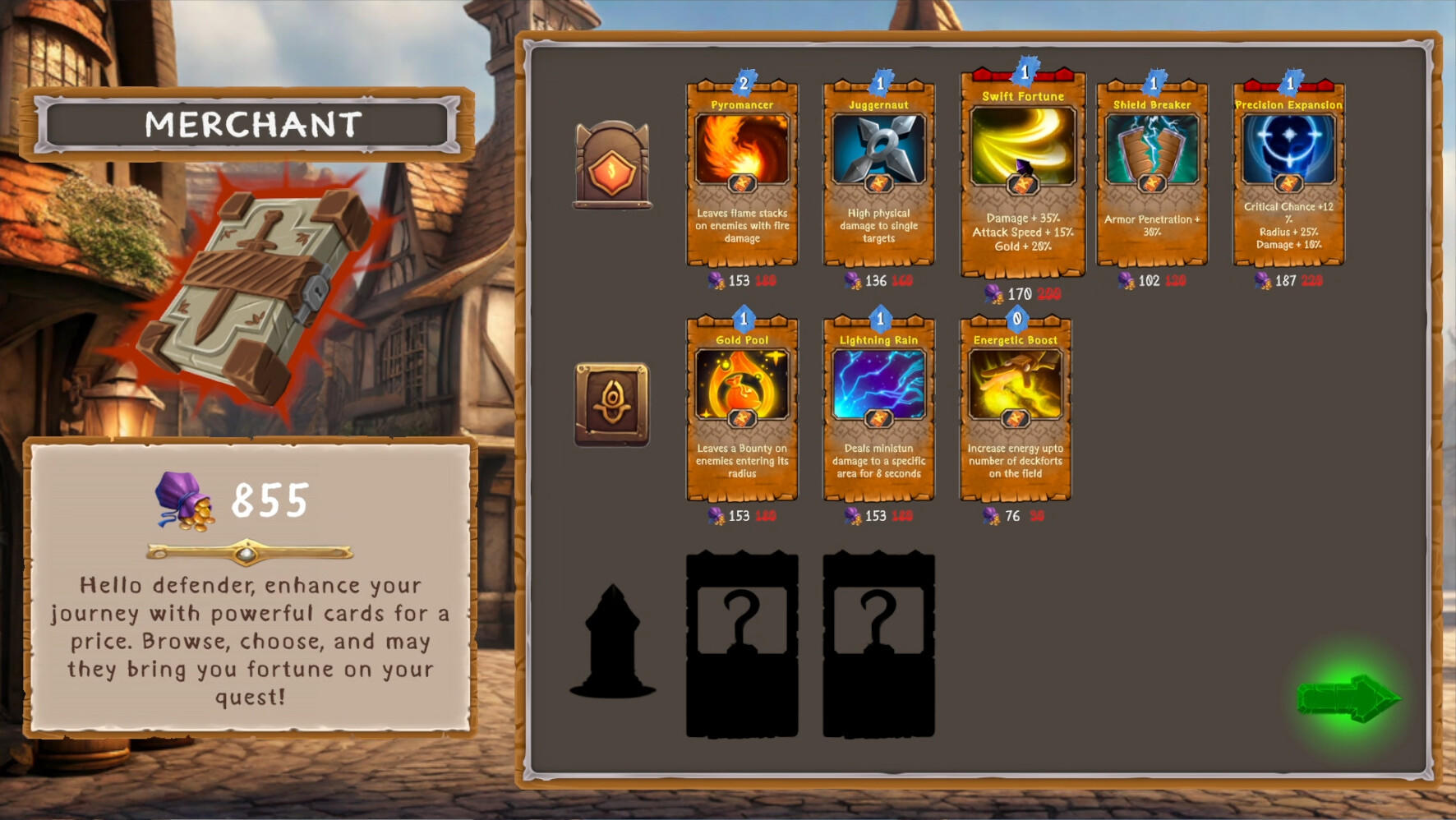 Screenshot of Deckfort Alchemist