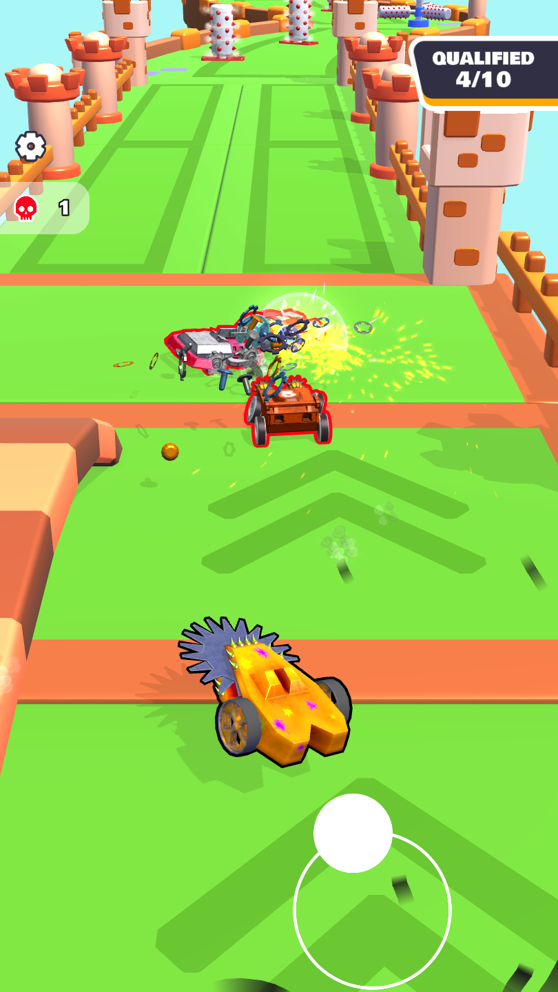 Robo Race Wars Game Screenshot