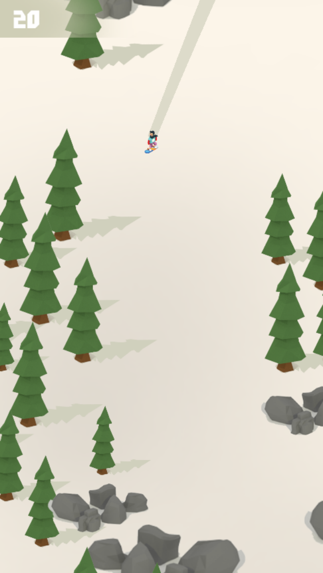 Skiing Adventure Game Screenshot