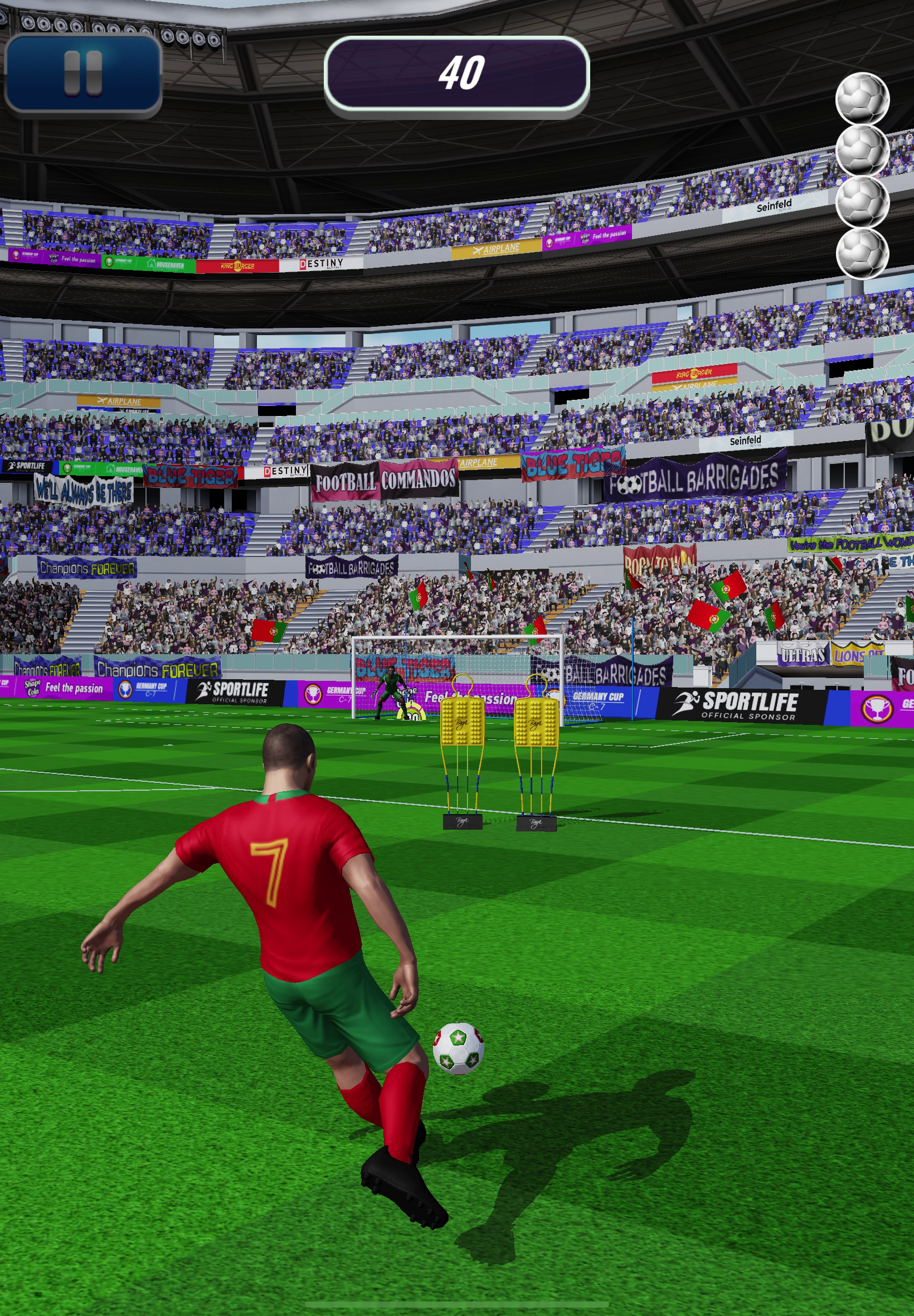 Euro Penalty Flick Soccer ภาพหน้าจอเกม