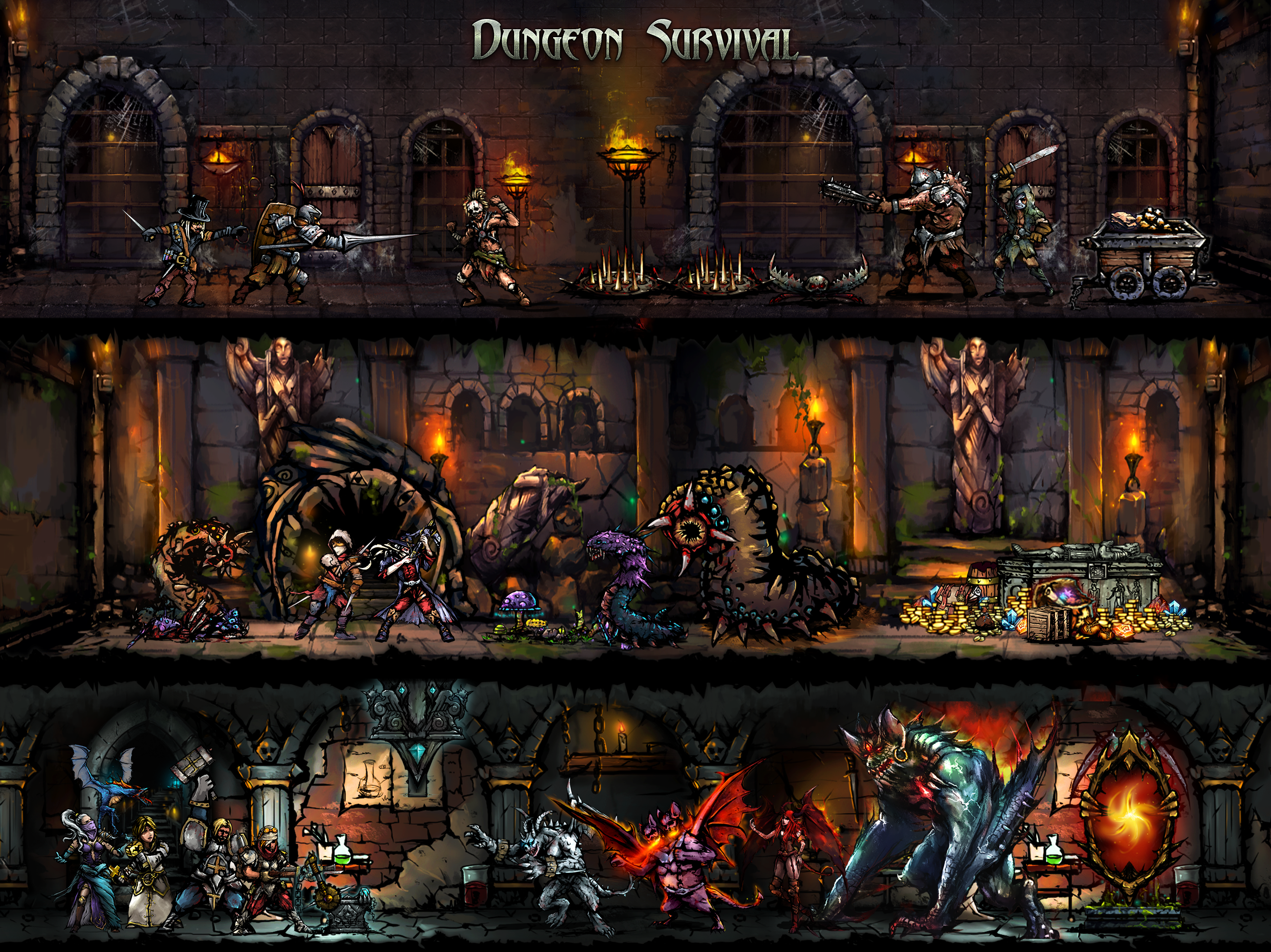 Dungeon Survival Game Screenshot