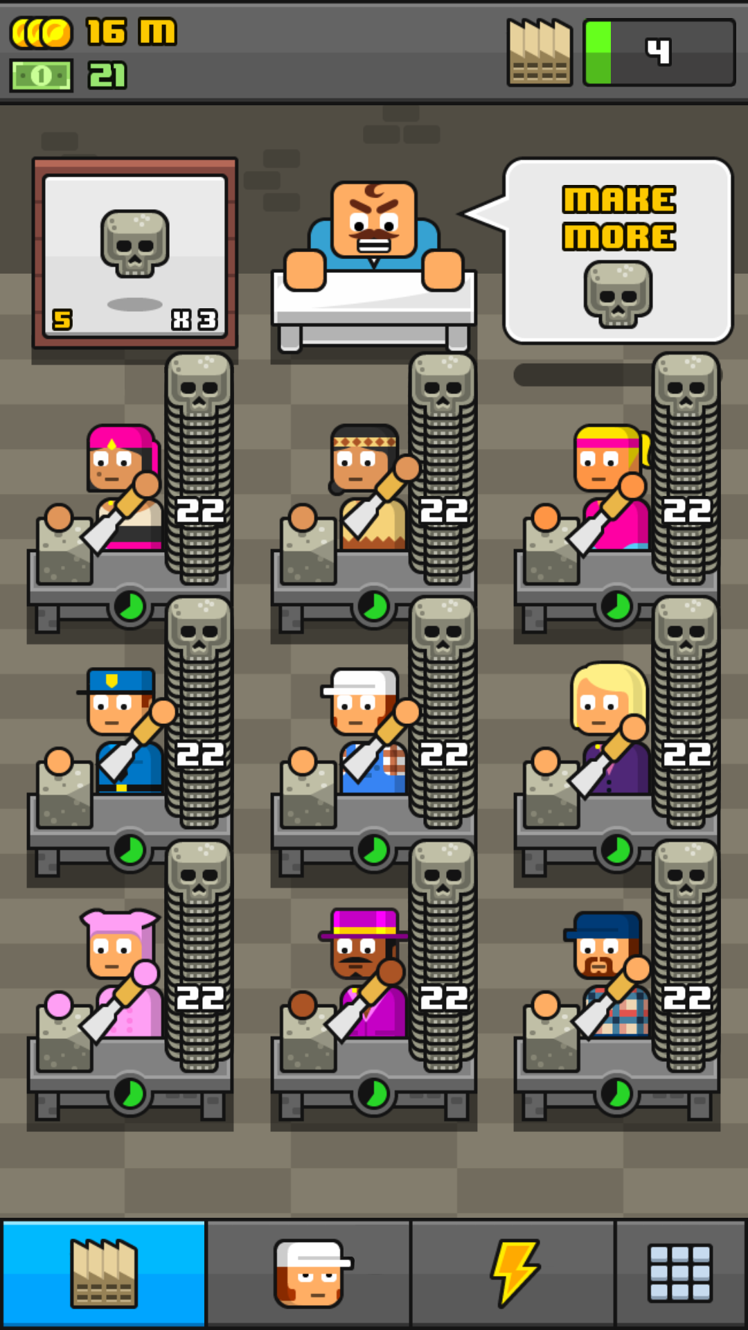 Make More! - Idle Manager Game Screenshot