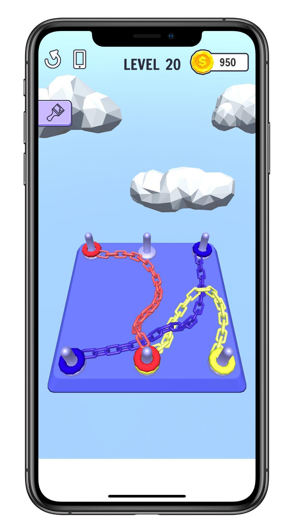 Screenshot 1 of Go Knots !!! 3D အရိပ်အမြွက် 1.0
