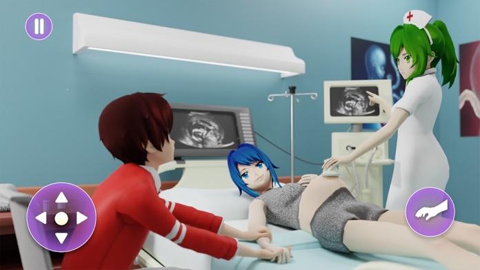 Anime Mommy & Baby Simulator Game Screenshot