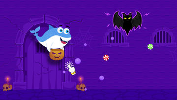 Baby Shark - Candy Challenge Game Screenshot