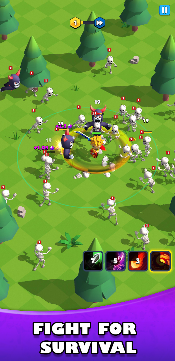 Idle Warrior Defence RPG ภาพหน้าจอเกม