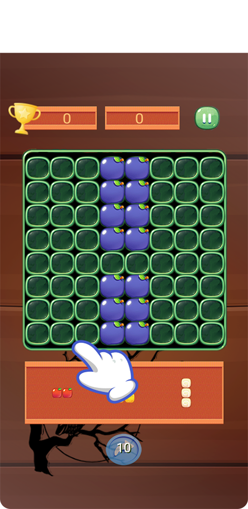 Fruit Puzzle : The Owl Game Screenshot