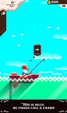 Ridiculous Fishing Game Screenshot