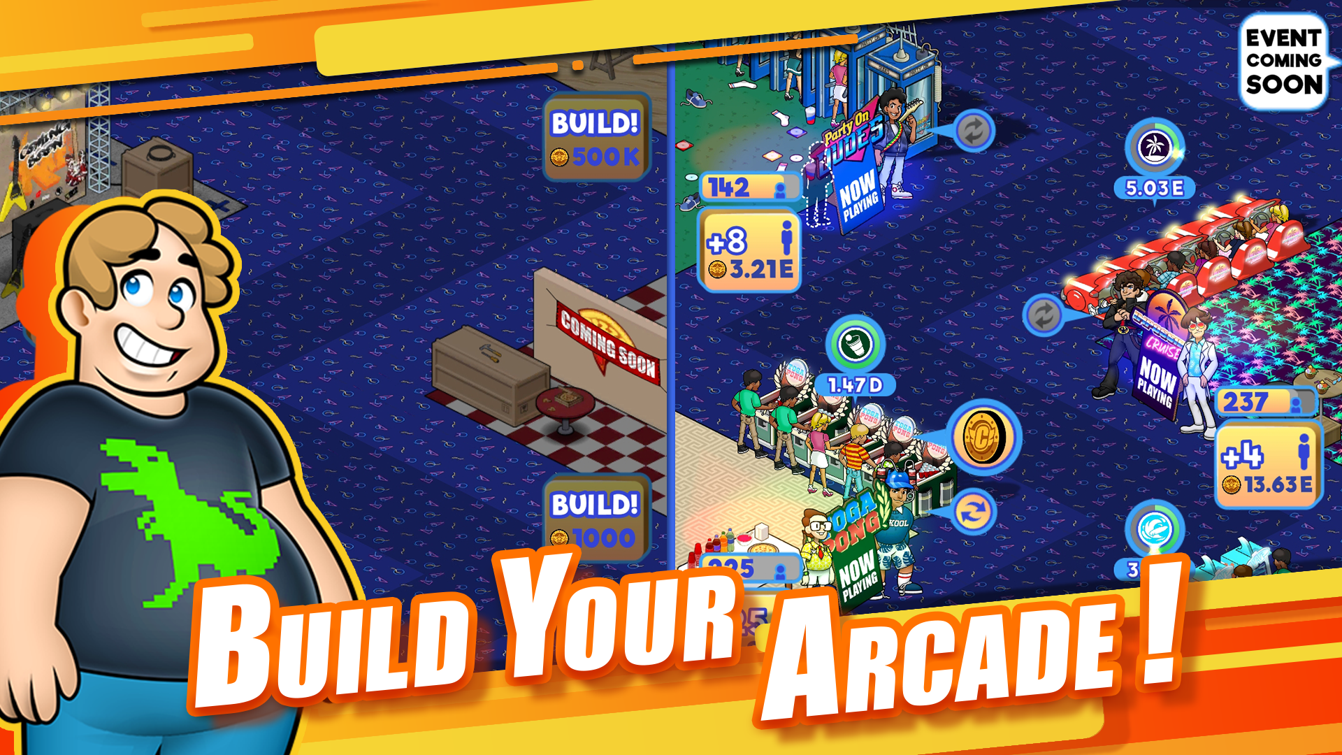 My Arcade Empire - Idle Tycoon Game Screenshot