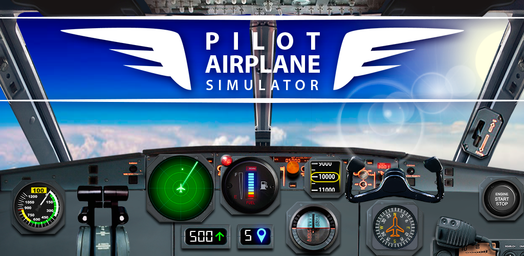 Banner of पायलट हवाई जहाज सिम्युलेटर 3 डी 